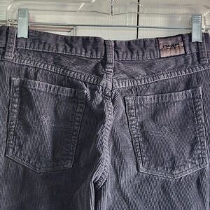Zara Gray Corduroy Straight Leg  Size 8